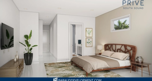 18 PRIVÉ, SOUTH SOUND | 2-BED/ 2.5-BATH END UNIT