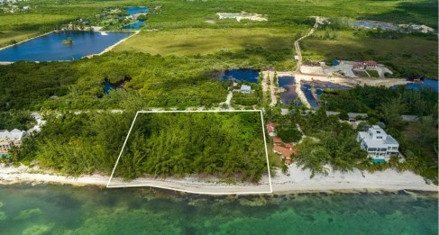 300' of Beach, Frank Sound Perfect for Estate, Resort or Development Site