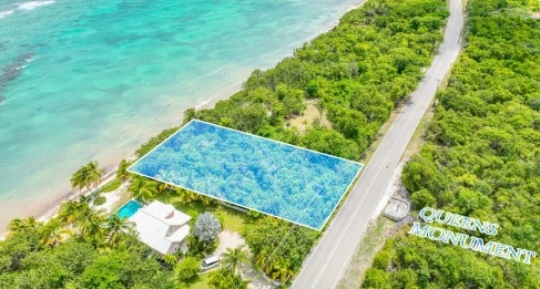 Rarely Available: Prime 0.52 Acre Oceanfront Parcel on Queen’s Highway